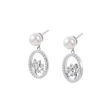 연꽃선녀 드롭 귀걸이((실버)) Lotus Fairies Drop Earrings