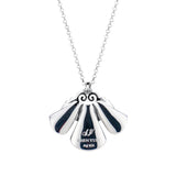수려한 이족 목걸이 -파랑 The Elegance of the Yi Necklace Blue