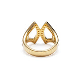 신기한부채 스카프링-골드/로즈골드  Marvelous Fan Scarf Ring
