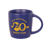 션윈 20주년 기념 머그(블루, 화이트) - Shen Yun's 20th Anniversary Commemorative Mug (Blue, White)
