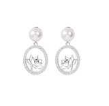 연꽃선녀 드롭 귀걸이((실버)) Lotus Fairies Drop Earrings