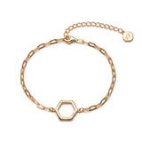 참 컬렉션 - 클립 체인 팔찌 골드 Curb Chain Bracelet