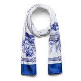 난정서 실크 롱스카프 Poets of the Orchid Pavilion Long Silk Scarf