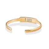진선인 뱅글 팔찌 골드 버메일  Zhen Shan Ren Wondrous Words Bangle Gold Vermeil