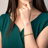 진선인 뱅글 팔찌 골드 버메일  Zhen Shan Ren Wondrous Words Bangle Gold Vermeil