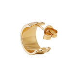 진선인 후프 귀걸이 골드 버메일 - 스몰  Zhen Shan Ren Wondrous Words Earrings Small Hoops in Gold Vermeil