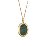 신성한 우아함 - 파인 주얼리 펜던트 (공작석) Divine Grace Fine Jewelry Pendant - Malachite