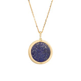 신성한 우아함 - 파인 주얼리 펜던트 (청금석) Divine Grace Fine Jewelry Pendant - Lapis