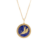 신성한 우아함 - 파인 주얼리 펜던트 (청금석) Divine Grace Fine Jewelry Pendant - Lapis
