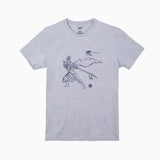 악비의 충심 충(忠) 티셔츠 (네이비/그레이) The Loyalty of Yue Fei T-shirt