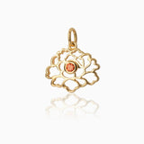 참 콜렉션 - 당(唐)화 - 레드 스톤	Tang Flower Charm