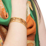 당(唐)화 커프 팔찌  Tang Flower Bracelet Cuff