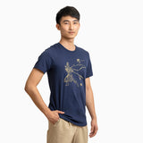 악비의 충심 충(忠) 티셔츠 (네이비/그레이) The Loyalty of Yue Fei T-shirt