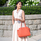 당려풍운(唐麗風韻) 토트백 (캐년 오렌지) Tang Dynasty Grace Tote (Canyon Orange)