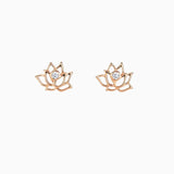 연꽃 선녀 귀걸이(실버/로즈골드)	Lotus Fairies Earrings