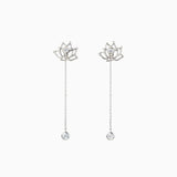 연꽃 선녀 귀걸이(실버/로즈골드)	Lotus Fairies Earrings