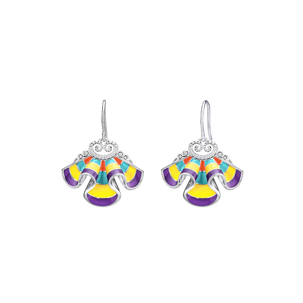 수련한 이족 귀걸이 -노랑 The Elegance of the Yi Earrings - Yellow