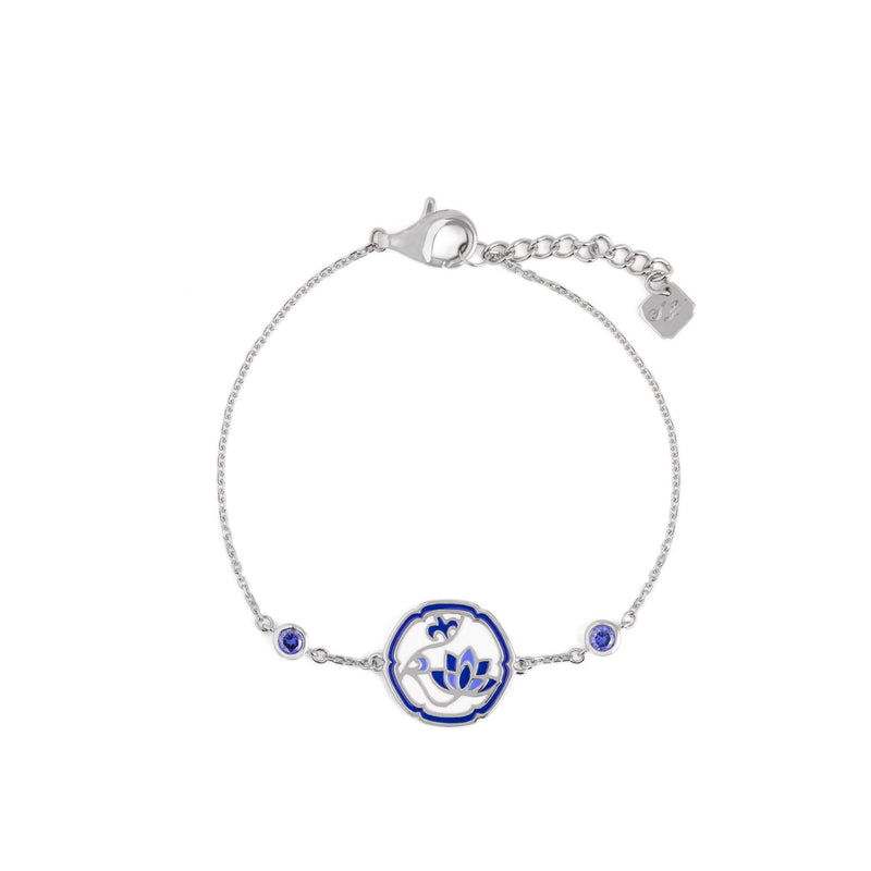 푸른연꽃팔찌 Blue and White Lotus Bracelet