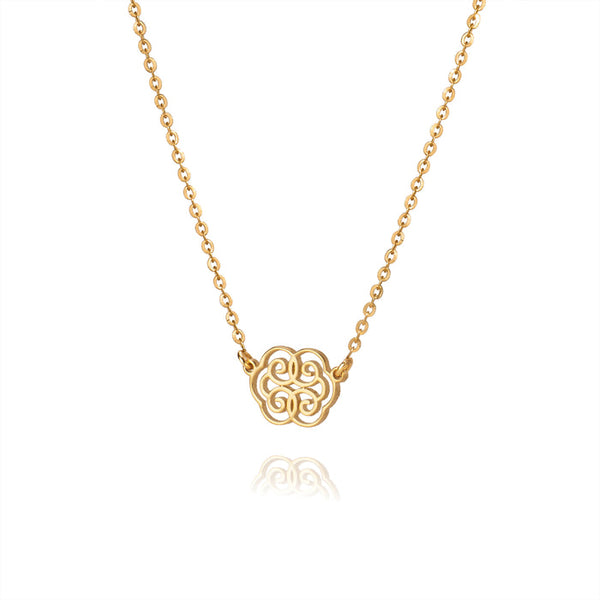 신비한 축복 여의 목걸이-14kt 골드 Ruyi Wondrous Blessings Necklace