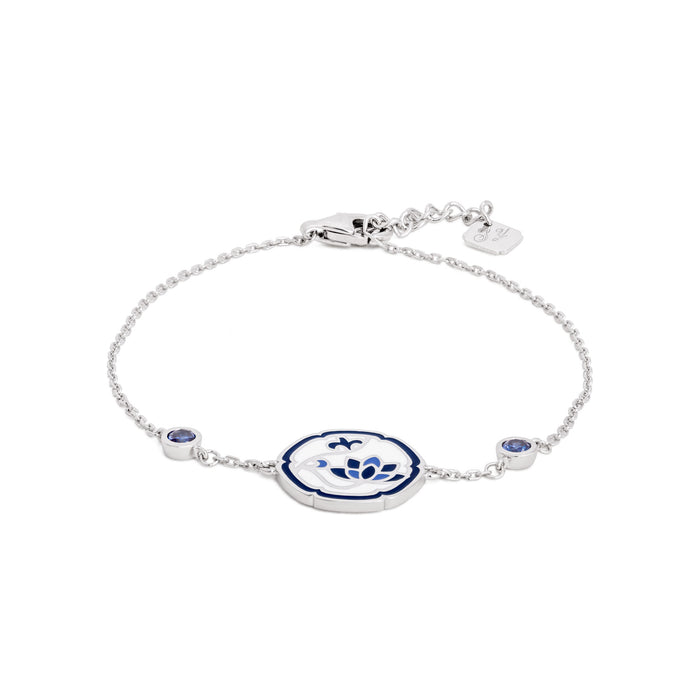 푸른연꽃팔찌 Blue and White Lotus Bracelet
