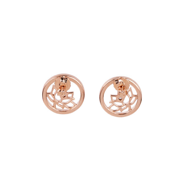 연꽃선녀 침 귀걸이(로즈골드) Lotus Fairies Stud Earrings