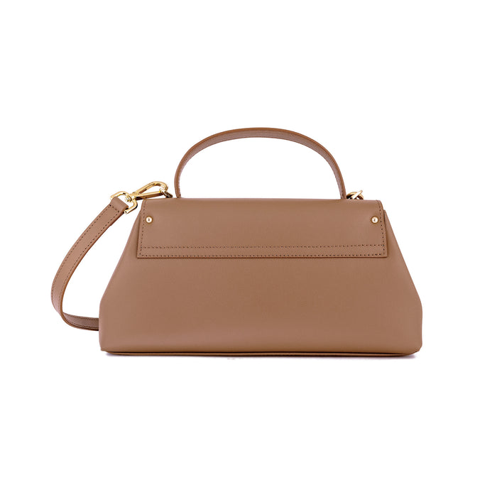 이태리 프리미엄가죽 트래피즈 백(브라운) Italian Premium Leather Trapeze Bag