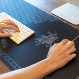 한신 데스크 매트 Riding Along to Rescue Desk Mat