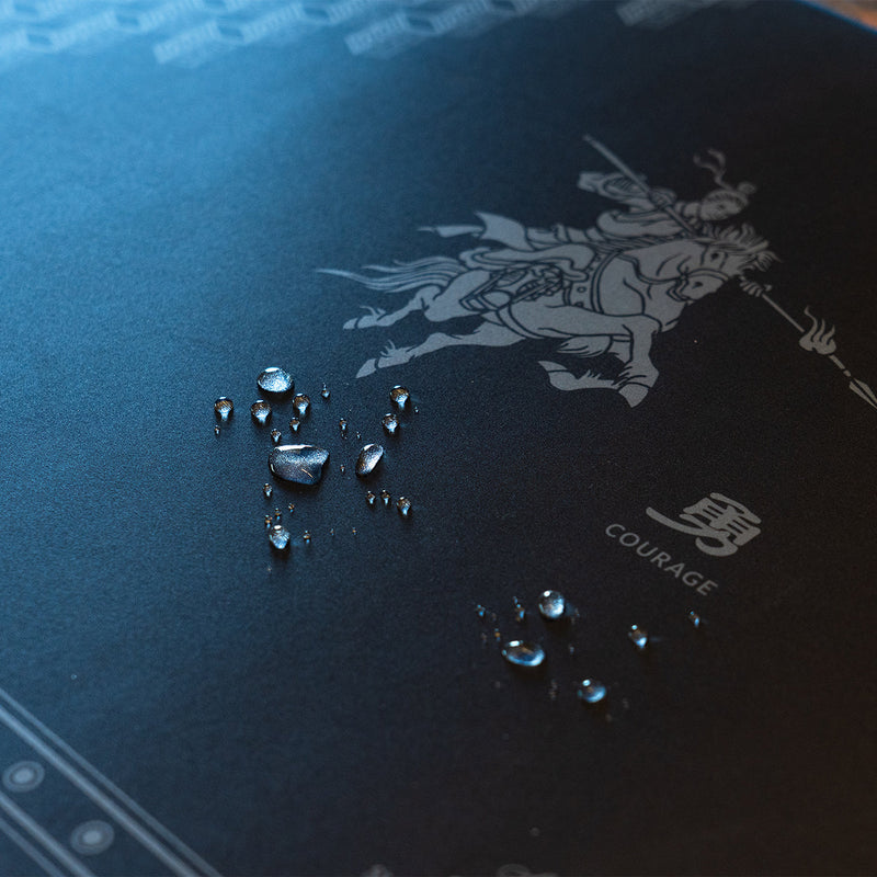 한신 데스크 매트 Riding Along to Rescue Desk Mat