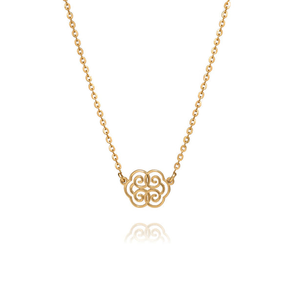 신비한 축복 여의 목걸이-14kt 골드 Ruyi Wondrous Blessings Necklace