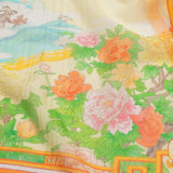 우아한 당화 면실크 스카프 Peony Elegance Long Scarf
