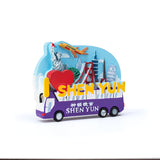 션윈 투어버스 입체 메모 홀더 - Shen Yun Tour Bus 3D Memo Holder