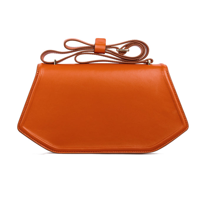 우아한만주족 크로스백-오렌지브라운 Manchurian Elegance Crossbody Bag