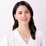 더없는 행복 매듭 귀걸이 목걸이(Blissful Knot Necklace Silver)