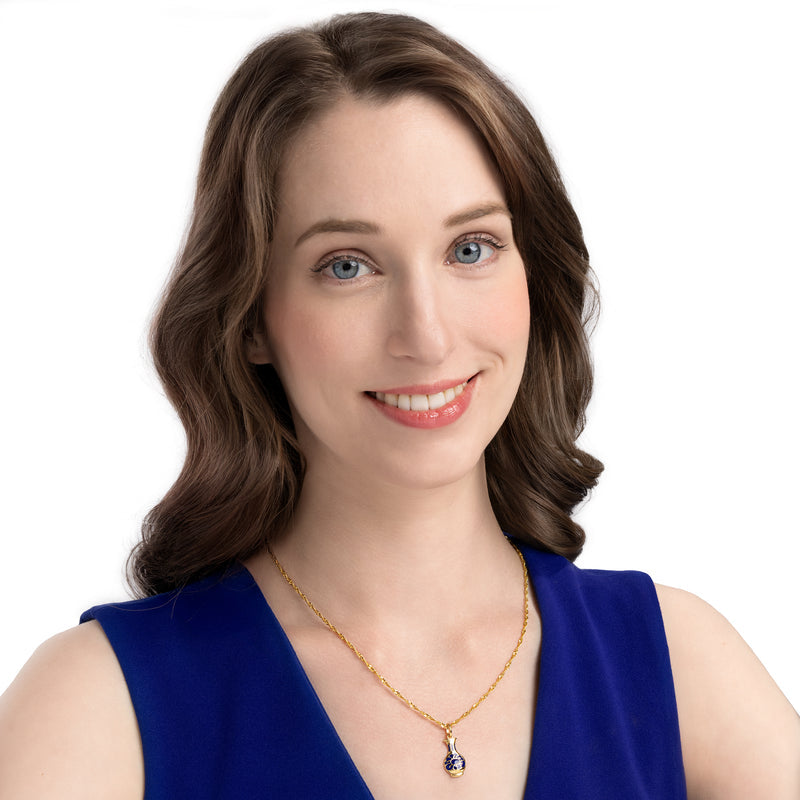 참 컬렉션-우아한 호리병(골드) Porcelain Grace Charm Gold