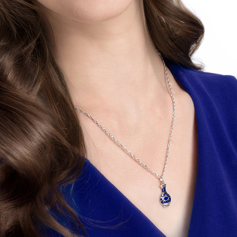 참 컬렉션-우아한 호리병-실버 Porcelain Grace Charm Silver