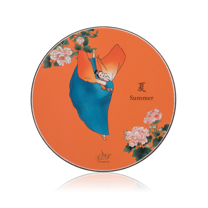 철마다피는꽃 컵받침(4개입) Seasonal Blossoms Coasters