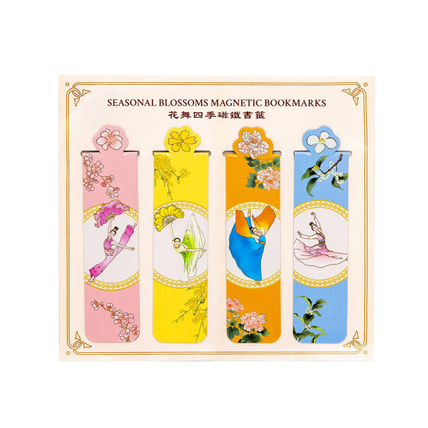 철마다피는꽃 자석책갈피 Seasonal Blossoms Magnet Bookmark