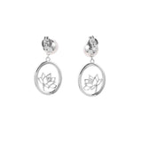 연꽃선녀 드롭 귀걸이((실버)) Lotus Fairies Drop Earrings