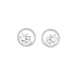 연꽃선녀 침 귀걸이(실버) Lotus Fairies Stud Earrings
