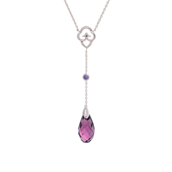 천상의태슬목걸이-자수정	Celestial Tassel Necklace (Amethyst)