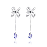 더없는 행복 매듭 귀걸이 실버(Blissful Knot Earrings Silver)