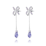 더없는 행복 매듭 귀걸이 실버(Blissful Knot Earrings Silver)