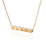 우아한 덕목 진선인 목걸이 14k 옐로우골드  Zhen Shan Ren Elegant Virtues Necklace -14kt Yellow Gold