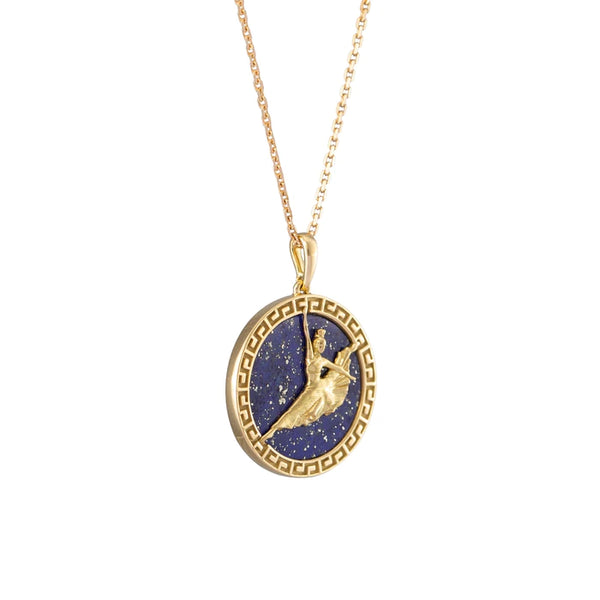 신성한 우아함 - 파인 주얼리 펜던트 (청금석) Divine Grace Fine Jewelry Pendant - Lapis
