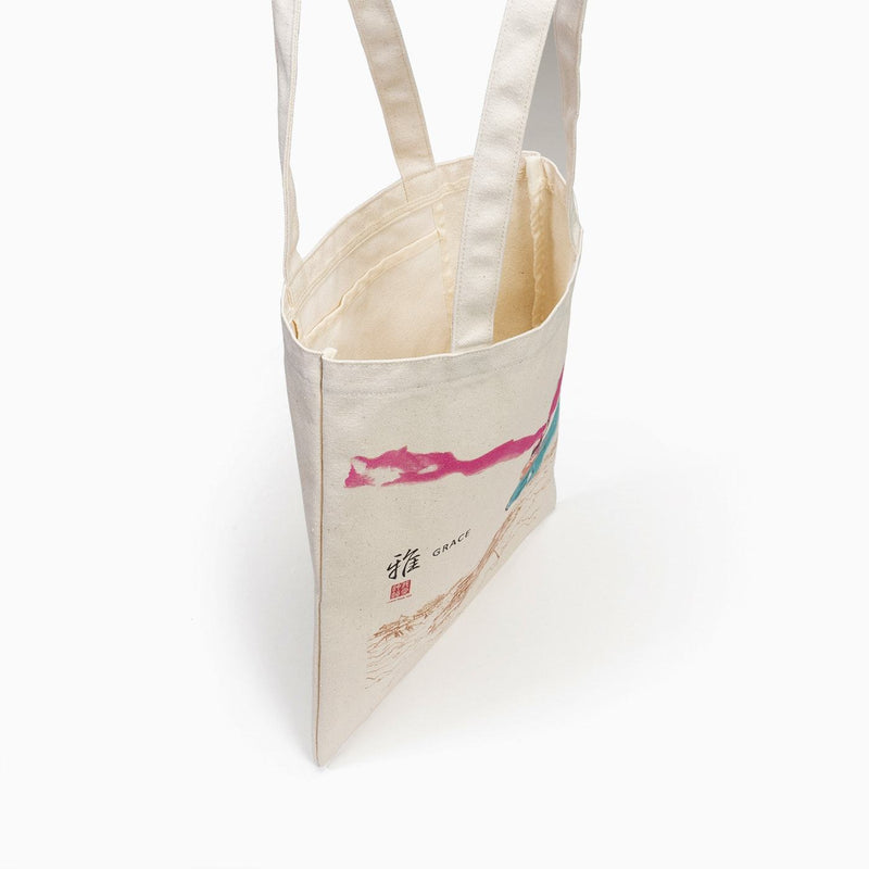 당(唐) 황실의 긴소매 캔버스 에코백  Sleeves of the Tang Palace Cotton Canvas Ecobag