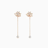 연꽃 선녀 귀걸이(실버/로즈골드)	Lotus Fairies Earrings