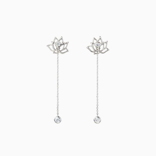 연꽃 선녀 귀걸이(실버/로즈골드)	Lotus Fairies Earrings