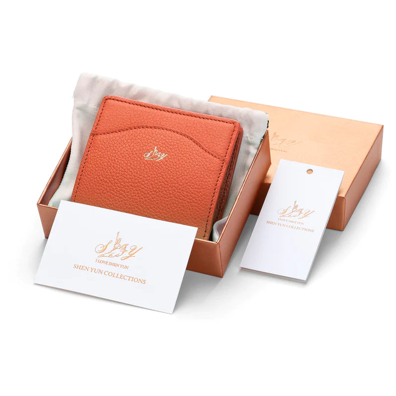 당려풍운(唐麗風韻) 단지갑 (캐년 오렌지) - Tang Dynasty Grace Wallet (Canyon Orange)